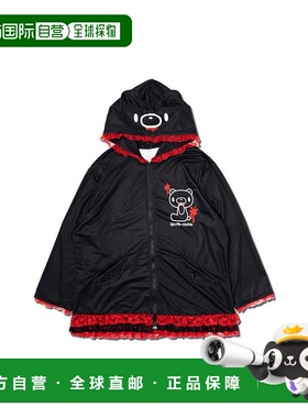 日本直邮日潮 ACDC RAG [大码]暗沉沉 熊耳朵连帽衫卫衣拉链