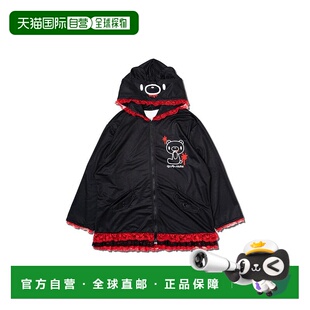 日本直邮日潮 ACDC RAG [大码]暗沉沉 熊耳朵连帽衫卫衣拉链