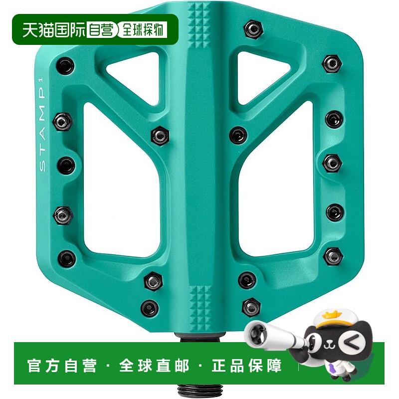 【日本直邮】CRANKBROTHERS MTB用 平踏板 Stamp1 S 绿松石