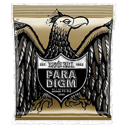 自营｜ERNIE BALL 原声吉他弦 2088 (11-52) PARADIGM 青铜