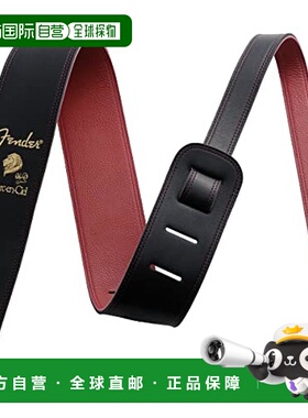 【日本直邮】Fender 吉他带 黑色/红色 Ken Signature Strap 现场