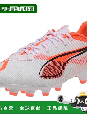 【日本直邮】彪马 Ultra 5 Pro 足球鞋 HG/AG 白色/黑色/红橙
