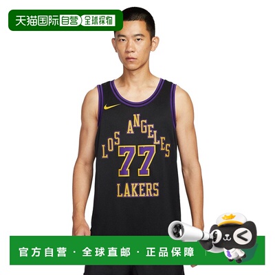 日本直邮Nike 洛杉矶湖人队城市版 NBA Swingman 球衣 DX8506-014