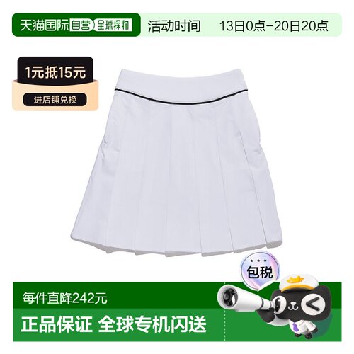 日本直邮4way Stretch Pleated Long Skirt 裙子高尔夫半身裙