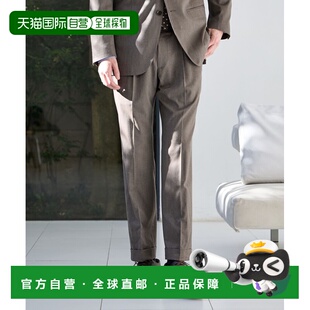 日本直邮GLOBAL 修身 WORK男装 梭织西裤 高品质混毛质感 1h可退