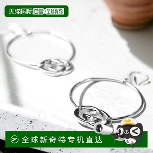 女士耳环双耳互扣式 纯银挂钩 日本直邮GUCCI 810 223322 J8400