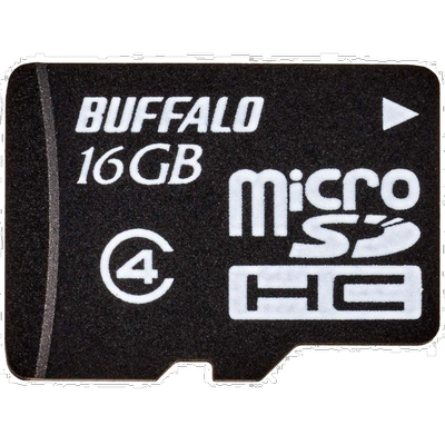【日本直邮】BUFFALO防水CLASS4兼容microSDHC 16GB RMSD-BS16GB