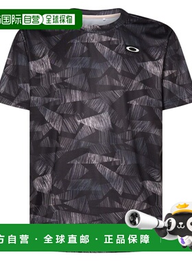 日潮跑腿OAKLEY欧克利 男款网球服 SLANT 图案T恤 12.0