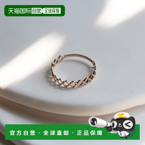 1h可退 日本直邮cui-cui K10YG 半网状黄金戒指 755405cuicui