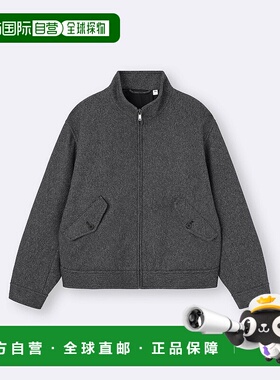 日潮跑腿GU极优 舒适 Melton 立领拉链夹克 + OS美国规格 359295