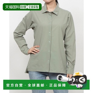 女士户外长袖 9D2215HL 衬衫 徒步长袖 日本直邮TIGORA