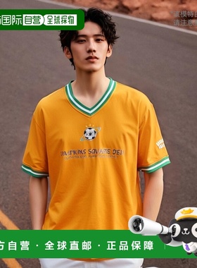 1h可退 日本直邮QUARTER SNACKS 男士Deli Squad足球运动衫 11081