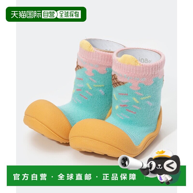 日本直邮ATTIPAS 冰淇淋婴儿鞋儿童袜鞋冰淇淋婴儿鞋鞋婴儿庆典训