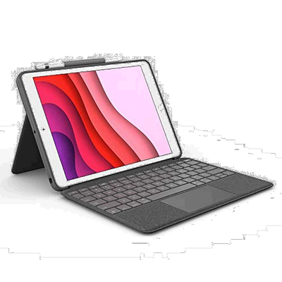 【日本直邮】Logicool罗技平板保护套iPad10.2英寸键盘保护套黑色