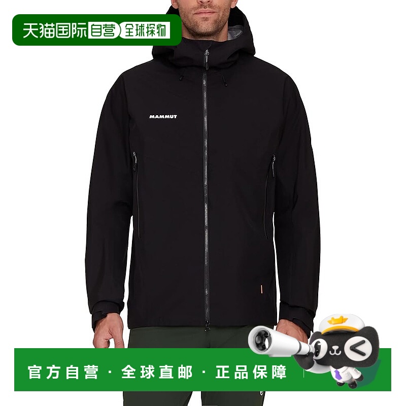 【日本直邮】猛犸象男款Crater IV 硬壳连帽夹克 AF 1010-30760黑