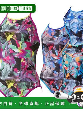 日本直邮Speedo 女士 MONA TurnS 泳衣持久耐用适合练习