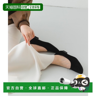 1h可退 日本直邮RODE SKO 女士 日本制造 方头绒面网布平底鞋 XX4