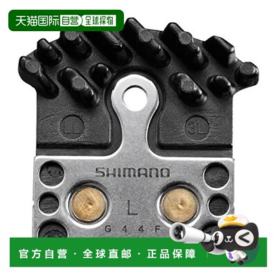 【日本直邮】禧玛诺 自行车盘式刹车蹄片 J04C 金属 带鳍 Y8LW980