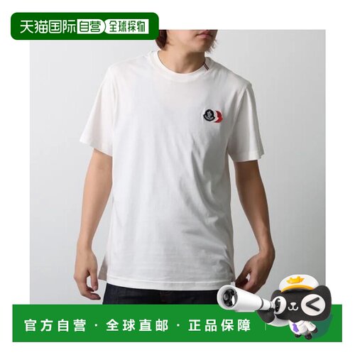日本直邮MONCLER T恤 8C00074 89B8Q 短袖 针织衫 034 白色