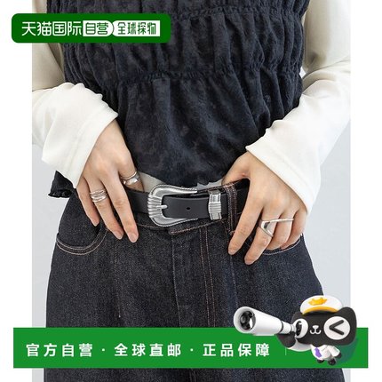 1h可退 日本直邮RAGEBLUE 女士复古风西部皮带 简约日常穿搭百搭