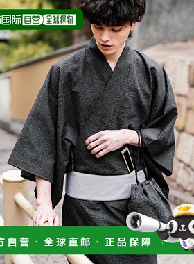 日本直邮Rocky Monroe 男士浴衣5件套[RK6854EM017155] 黑色 服饰