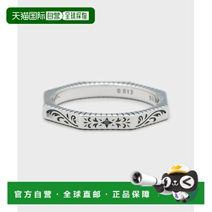 1h可退 日本直邮agete 阿卡朵 agete 女士银色钻石戒指 双色钻石