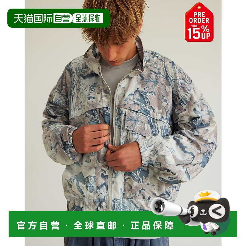 1h可退 日本直邮BEAMS 男士印花宽松短款外套 11182509803夹克