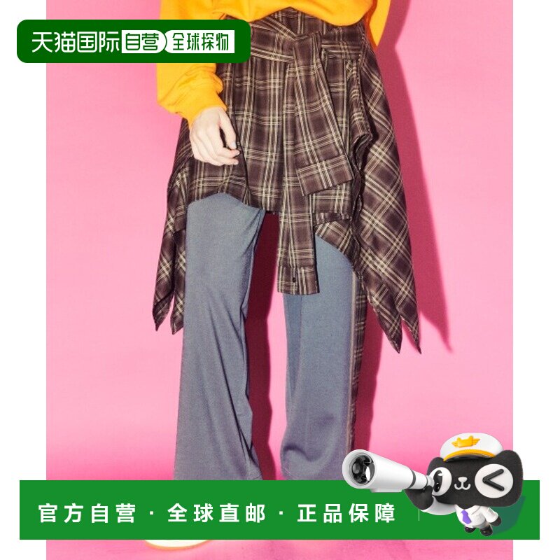 1h可退 日本直邮Candy Stripper 男女同款 检查格纹拼接宽松运动