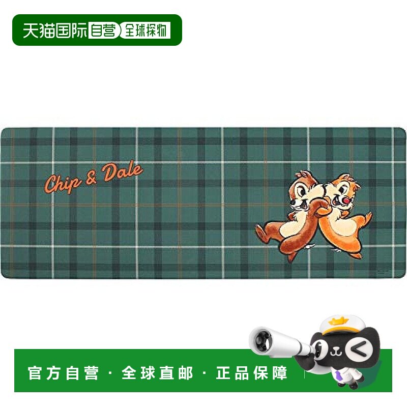 【日本直邮】Oka 迪士尼厨房垫45x120cm ChipDale绿PVC4548622744