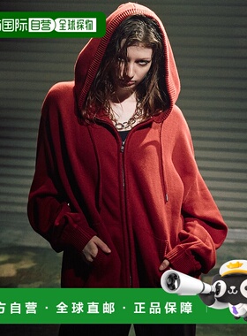 1h可退 日本直邮Casper John 男装 加厚针织连帽衫 短款宽松设计