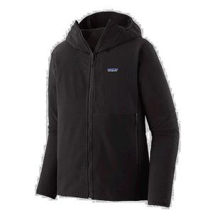 日潮跑腿patagonia巴塔哥尼亚 男士 R1 Tech Face 连帽衫 BLK XS
