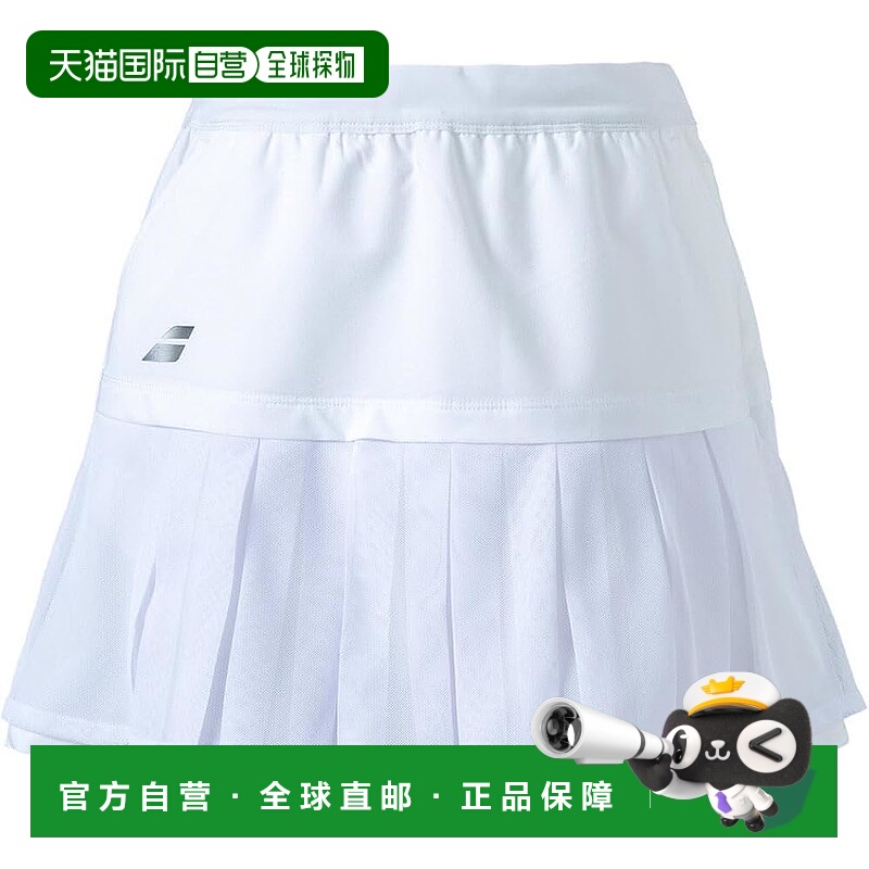 【日本直邮】Babolat 女款 VS 网球运动短裙 BWG4470 2024FW 白色