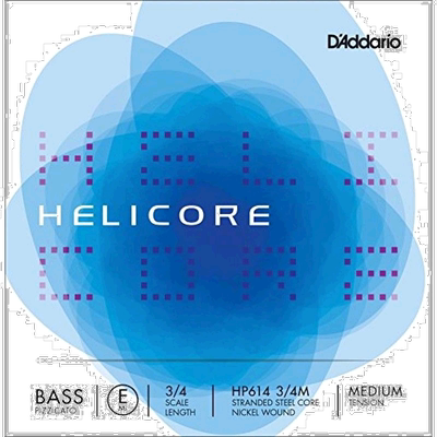 【日本直邮】Helicore Pizzicato低音提琴套弦3/4M E弦