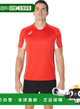 【日本直邮】亚瑟士 运动半袖 2053A218 (600)火焰红色速干长袖