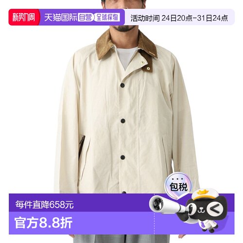 日本直邮Barbour 男士休闲夹克mca1098cr31燕麦色ICONS TRANSPORT