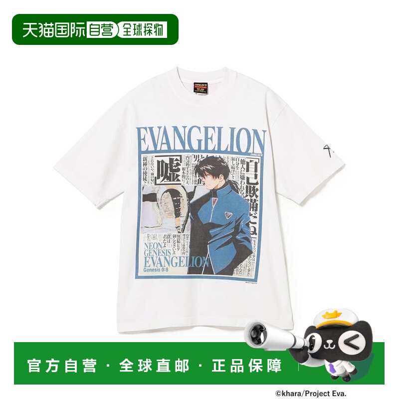 日本直邮EVANGELION:95 男士 全棉重磅印花T恤 EVA0093 230403221图片
