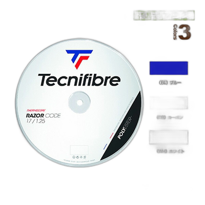 日本直邮 高科技纤维网球线（卷等） RAZOR CODE/激光线/200m 卷0