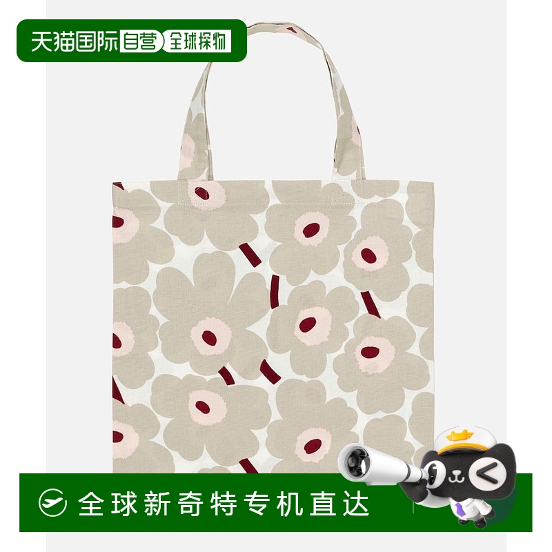 1h可退 日本直邮marimekko 日本限定Unikko棉质托特包52249473437