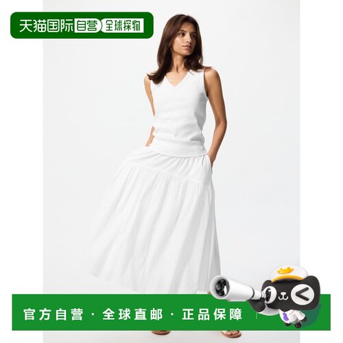 日潮跑腿UNIQLO优衣库 尼龙褶皱短裙半身裙/女装四季新款487995