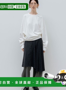 1h可退 日本直邮Studio Doe 女装宽松圆领卫衣 半拉链设计 401010