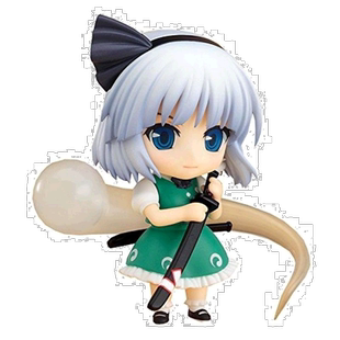 【日本直邮】粘土人 东方Project 魂魄妖梦 模型玩具手办摆件