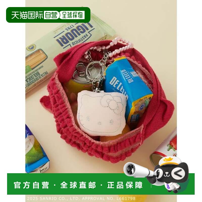 日本直邮HELLO KITTY 水晶挂件 粉色 PNK钱包钥匙扣图片