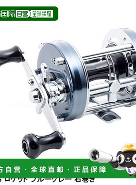 日本直邮Abu Garcia 饵卷线器 大使 6500CS 火箭 蓝灰色 右手卷（