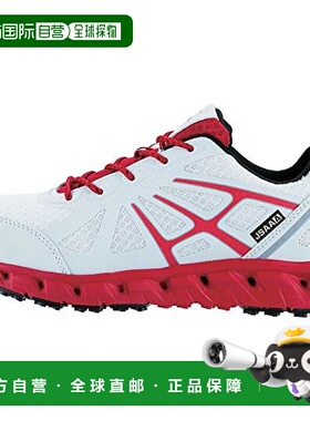 【日本直邮】Xebec工作鞋红白色质地柔软85142 32 255 25.5 cm 3e