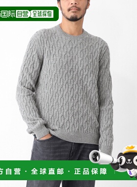 日本直邮ZANONE GIRO 圆领毛衣灰色男士810234 zn277 z4909 [2025