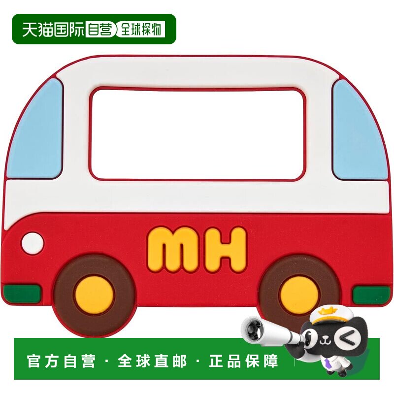日本直邮MIKIHOUSE 婴儿牙胶 玩具 46-1301-490 红硅胶手柄