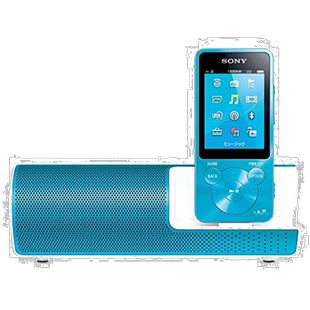 【日本直邮】Sony索尼Walkman S系8GB蓝牙/耳机/扬声器 蓝色NW-S1