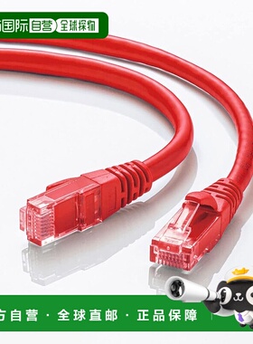 【日本直邮】Sanwa山业 CAT6A绞线LAN电缆0.5m 红色KB-T6AY-005R