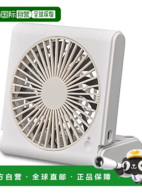 【日本直邮】Doshisha 桌上电风扇 厚度2.5cm 白色FSY-109U WH