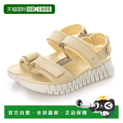 日本直邮ECCO 21310302710 ECCO Groove Sol 真皮女士凉鞋 EU35（